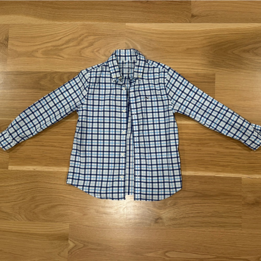Vineyard Vines On The Go Performance of Plaid Shirt